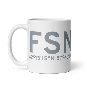 Fort Sheridan (FSN) Airport Mug
