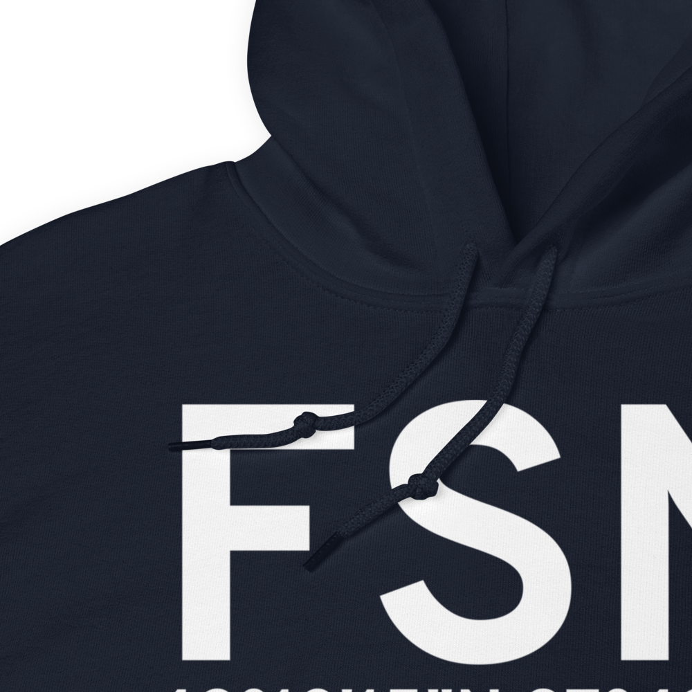 Fort Sheridan (FSN) Airport Hoodie Sweatshirt 