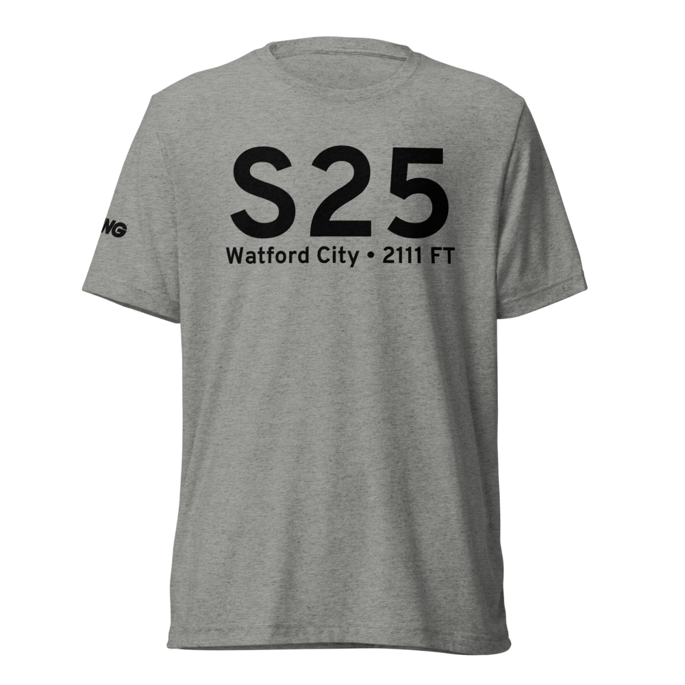 Watford City (KS25) Airport Tri-blend T-Shirt 