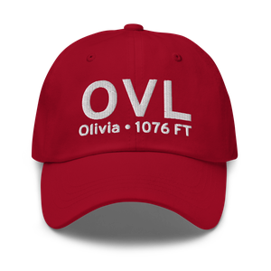 Olivia (KOVL) Airport Hat