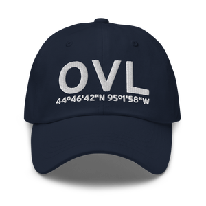 Olivia (KOVL) Airport Hat