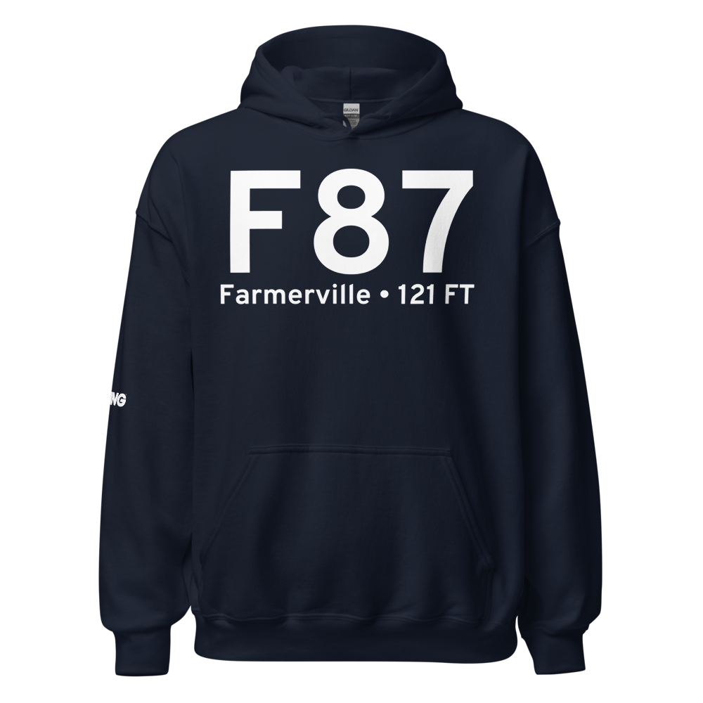 Farmerville (KF87) Airport Hoodie Sweatshirt 