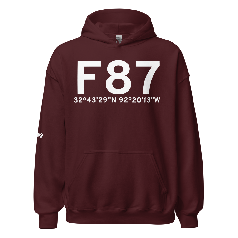 Farmerville (KF87) Airport Hoodie Sweatshirt 