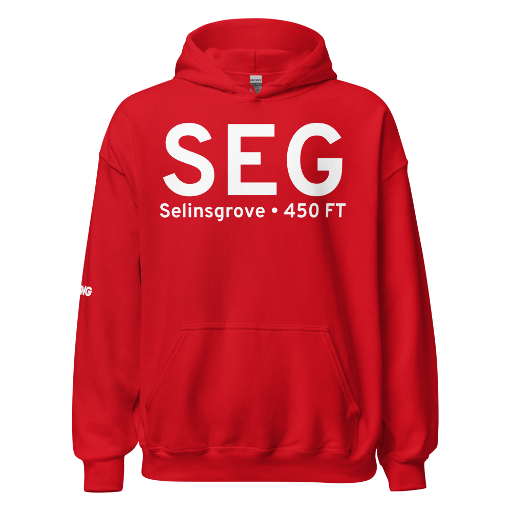 Selinsgrove (KSEG) Airport Hoodie Sweatshirt 