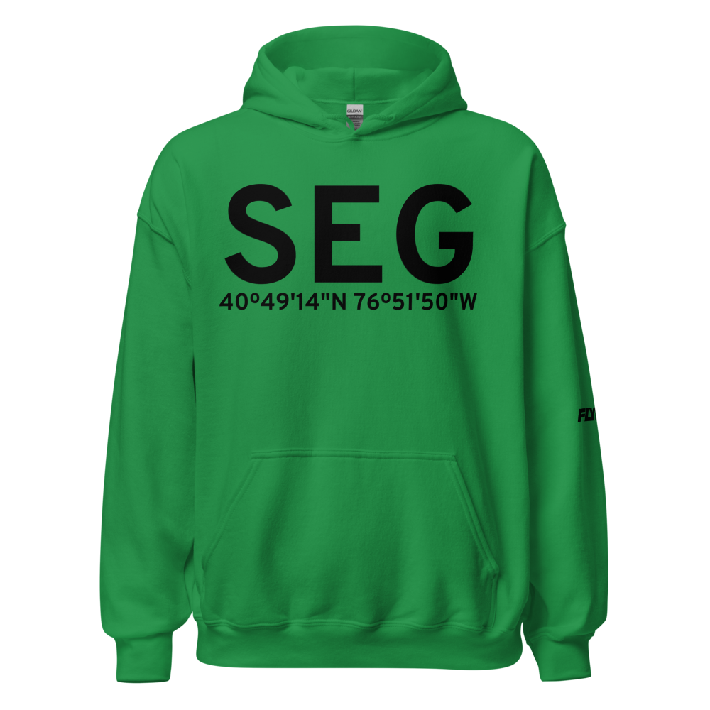 Selinsgrove (KSEG) Airport Hoodie Sweatshirt 