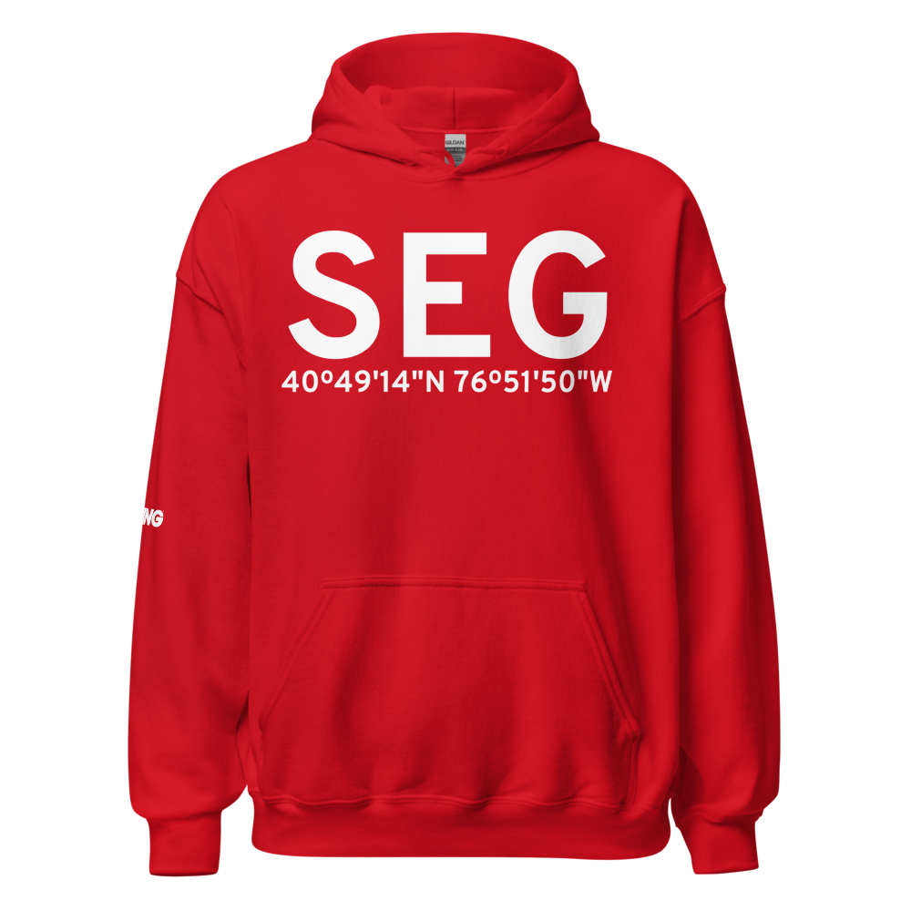 Selinsgrove (KSEG) Airport Hoodie Sweatshirt 