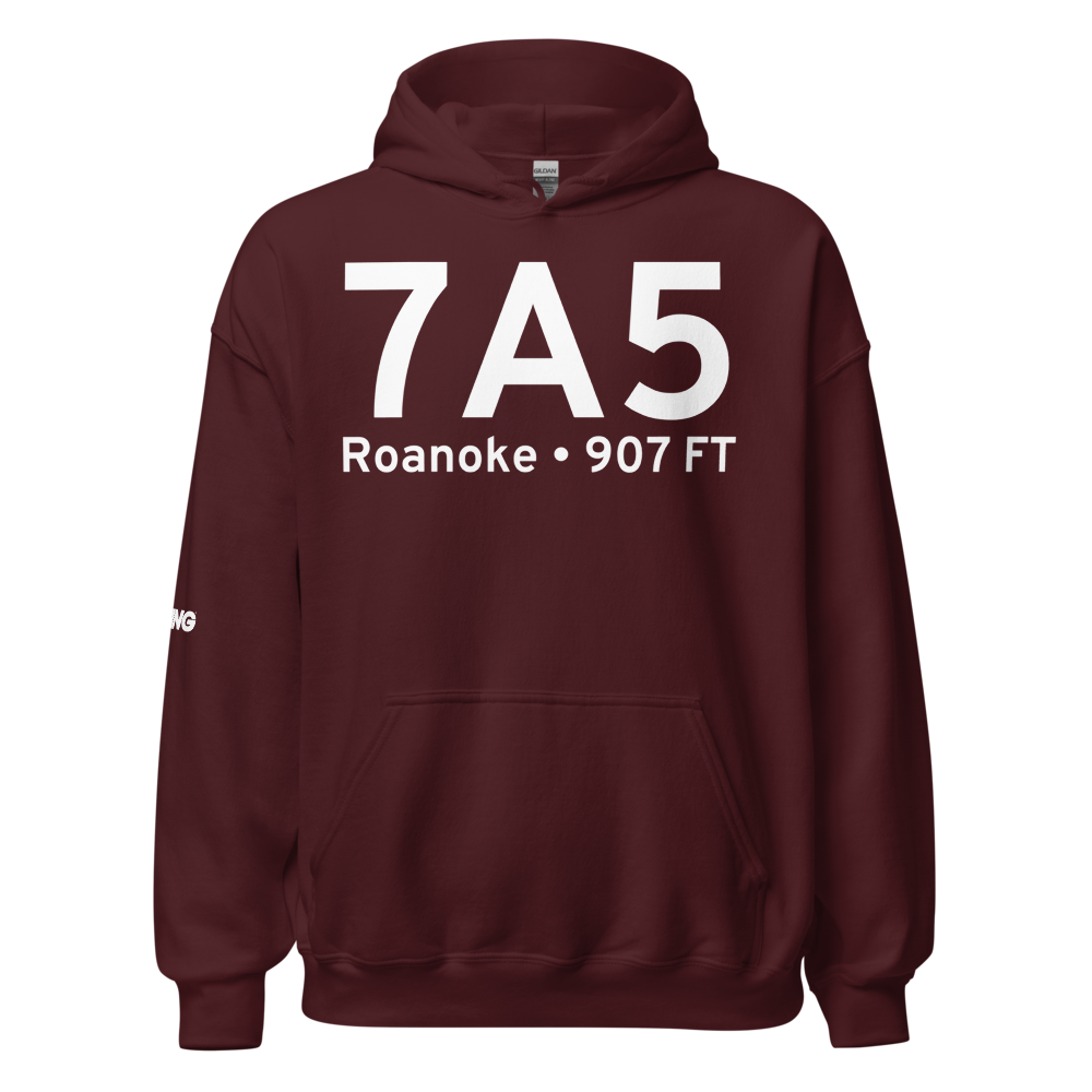 Roanoke (K7A5) Airport Hoodie Sweatshirt 