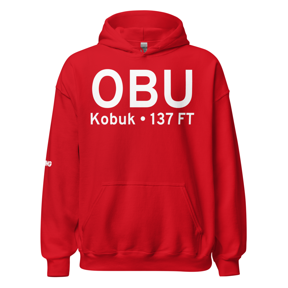 Kobuk (PAOB) Airport Hoodie Sweatshirt 