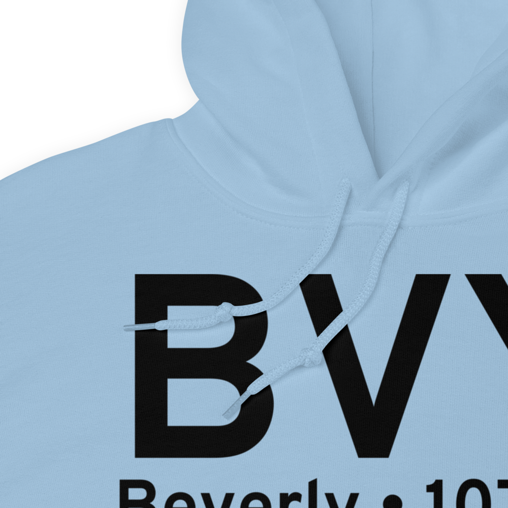 Beverly (KBVY) Airport Hoodie Sweatshirt 