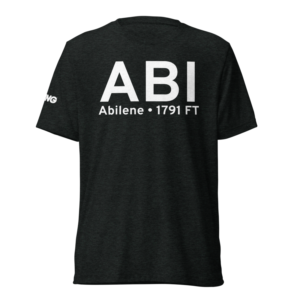 Abilene (KABI) Airport Tri-blend T-Shirt 