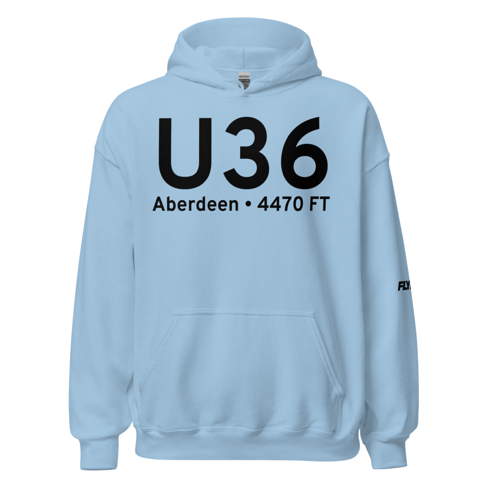 Aberdeen (KU36) Airport Hoodie Sweatshirt 