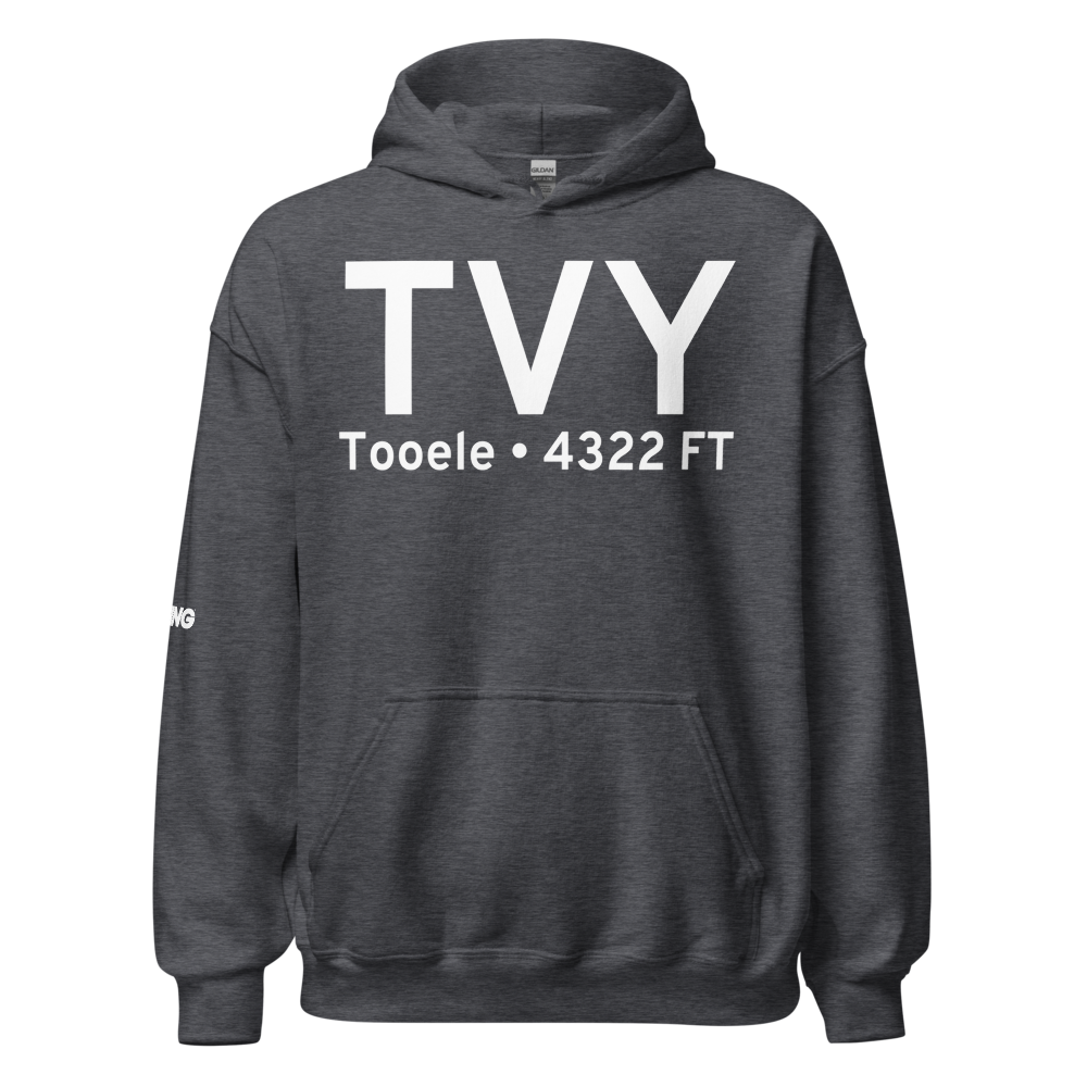 Tooele (KTVY) Airport Hoodie Sweatshirt 