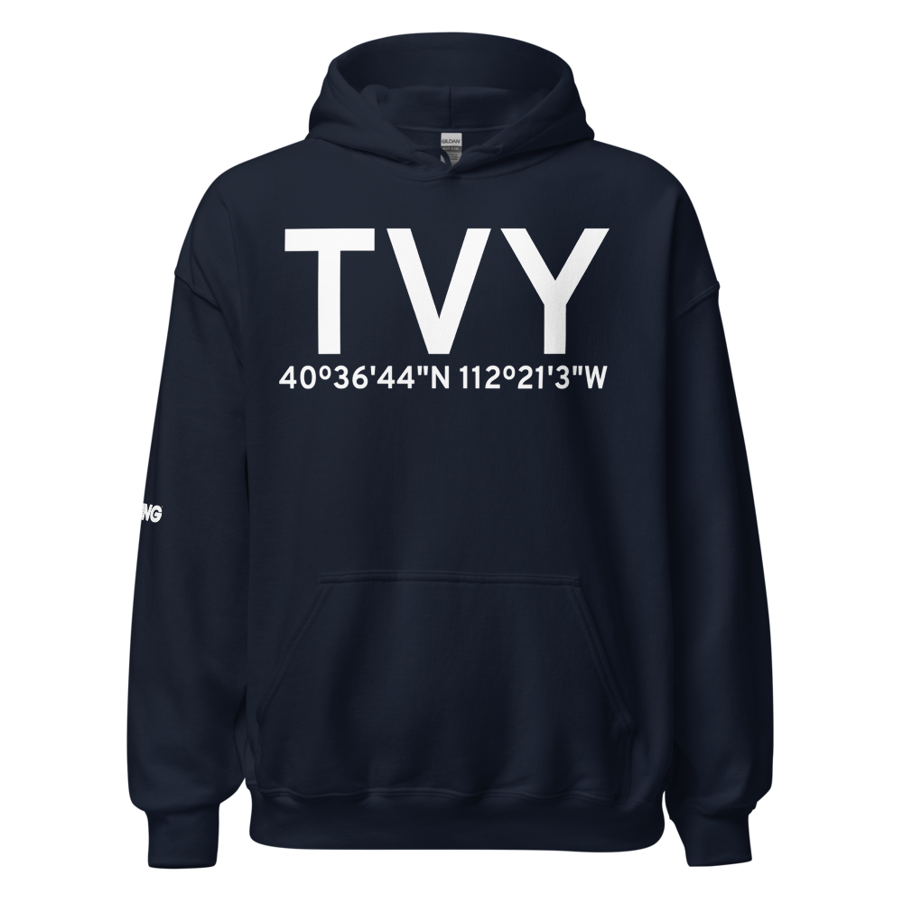 Tooele (KTVY) Airport Hoodie Sweatshirt 