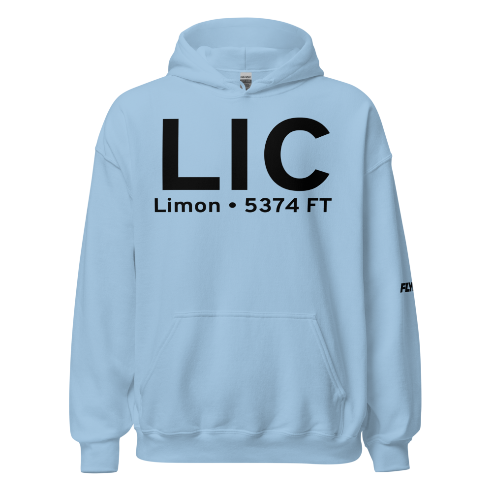 Limon (KLIC) Airport Hoodie Sweatshirt 