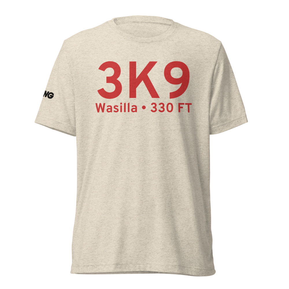 Wasilla (3K9) Airport Tri-blend T-Shirt 