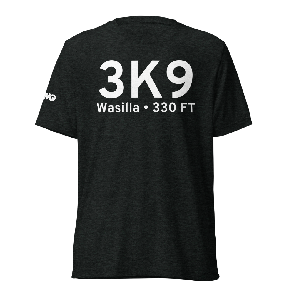 Wasilla (3K9) Airport Tri-blend T-Shirt 
