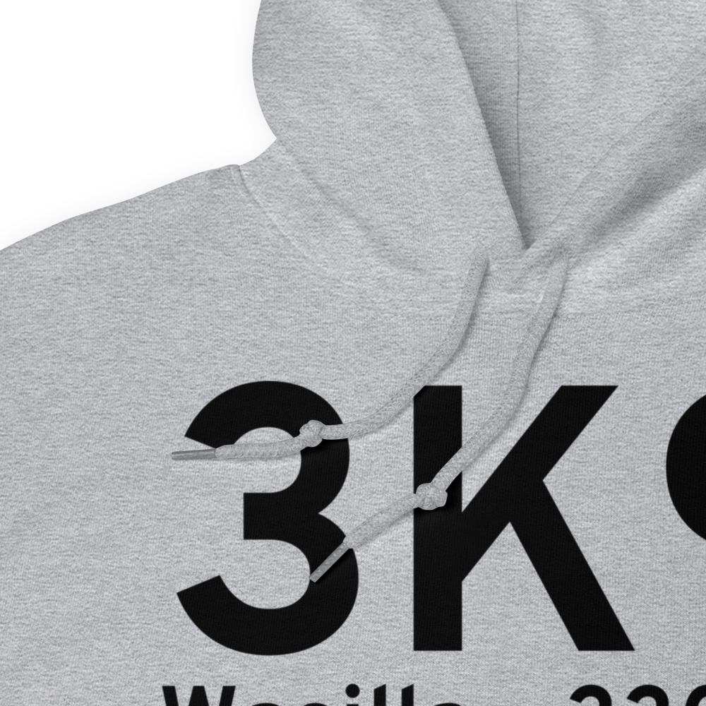 Wasilla (3K9) Airport Hoodie Sweatshirt 