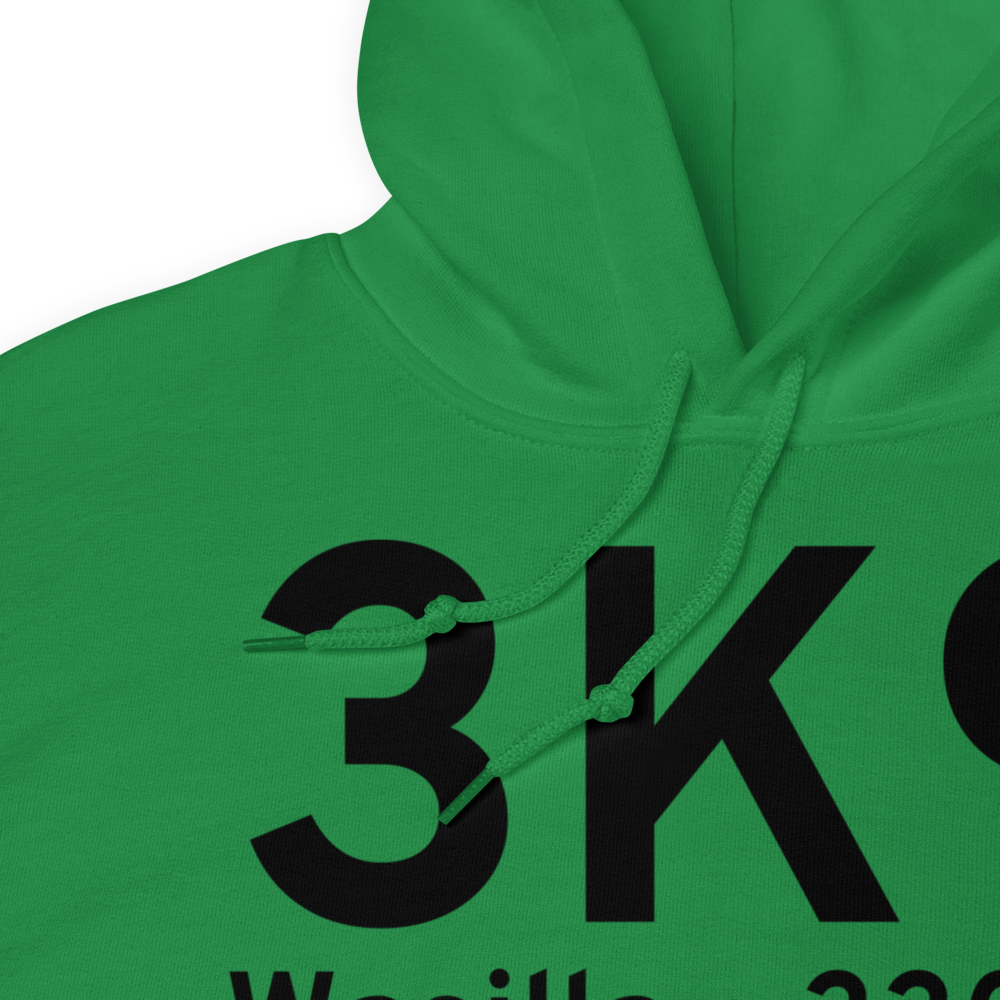 Wasilla (3K9) Airport Hoodie Sweatshirt 