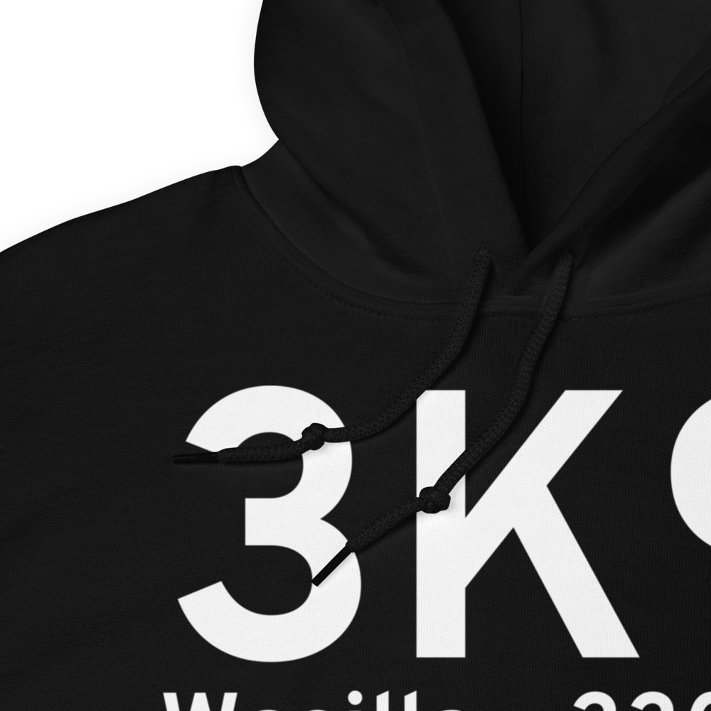 Wasilla (3K9) Airport Hoodie Sweatshirt 