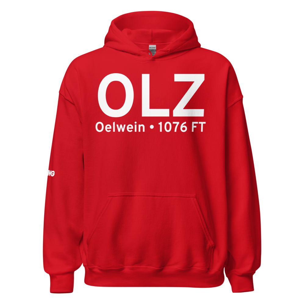 Oelwein (KOLZ) Airport Hoodie Sweatshirt 