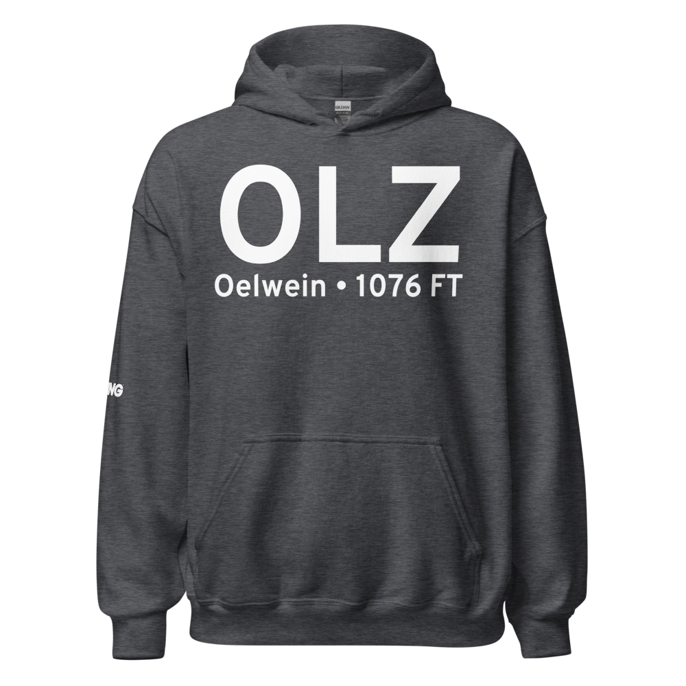 Oelwein (KOLZ) Airport Hoodie Sweatshirt 