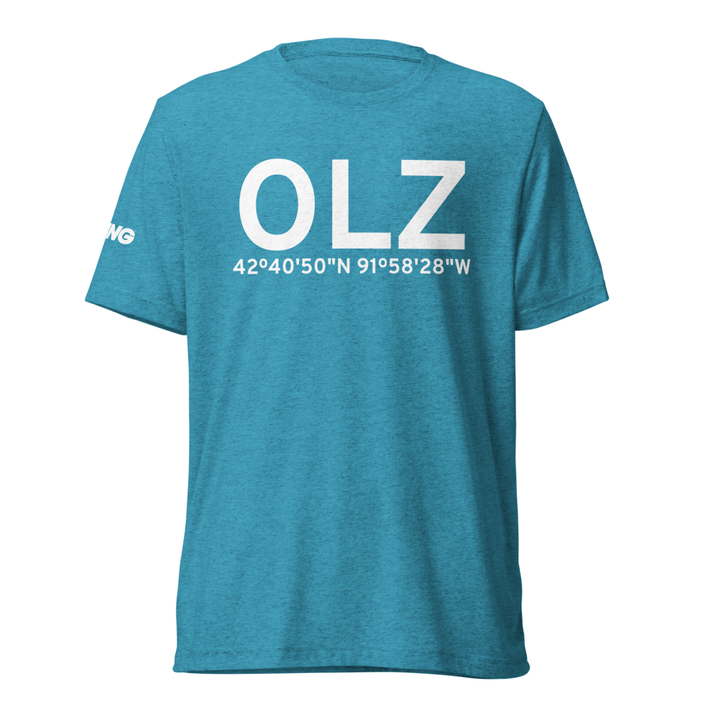 Oelwein (KOLZ) Airport Tri-blend T-Shirt 