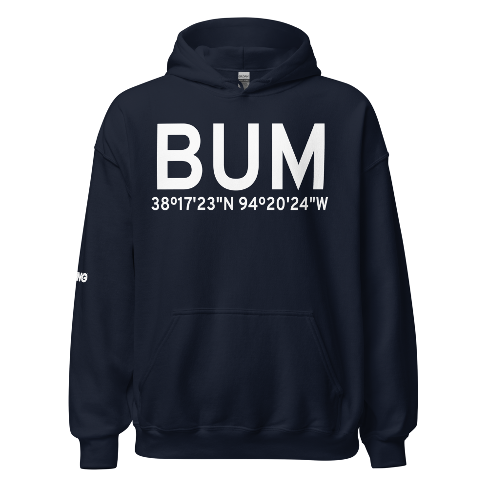 Butler (KBUM) Airport Hoodie Sweatshirt 