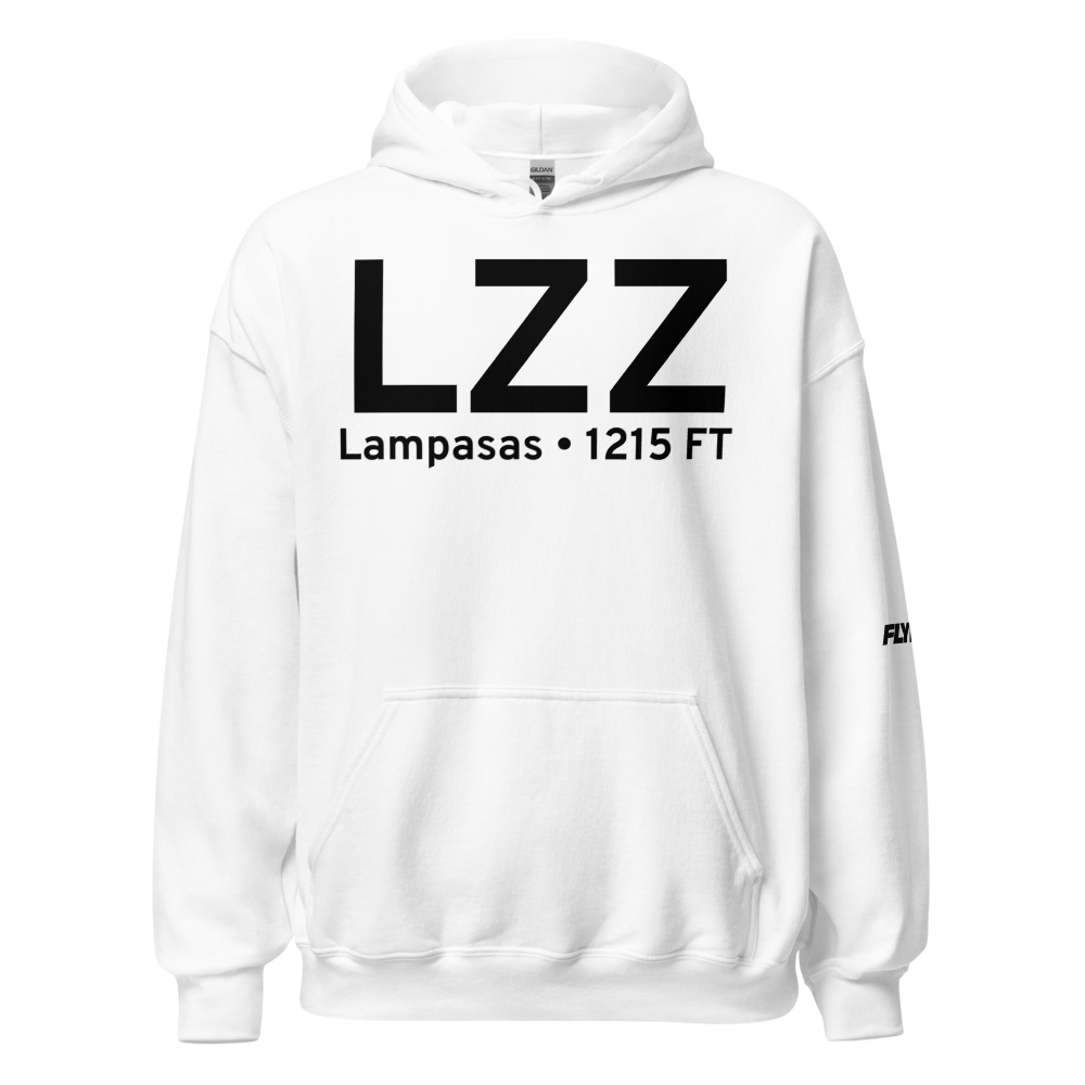 Lampasas (KLZZ) Airport Hoodie Sweatshirt 