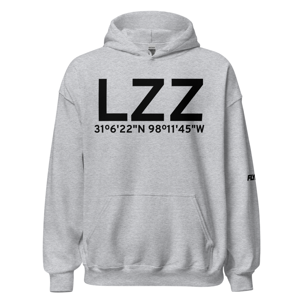 Lampasas (KLZZ) Airport Hoodie Sweatshirt 