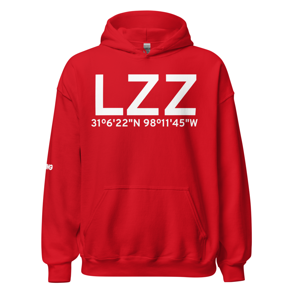 Lampasas (KLZZ) Airport Hoodie Sweatshirt 