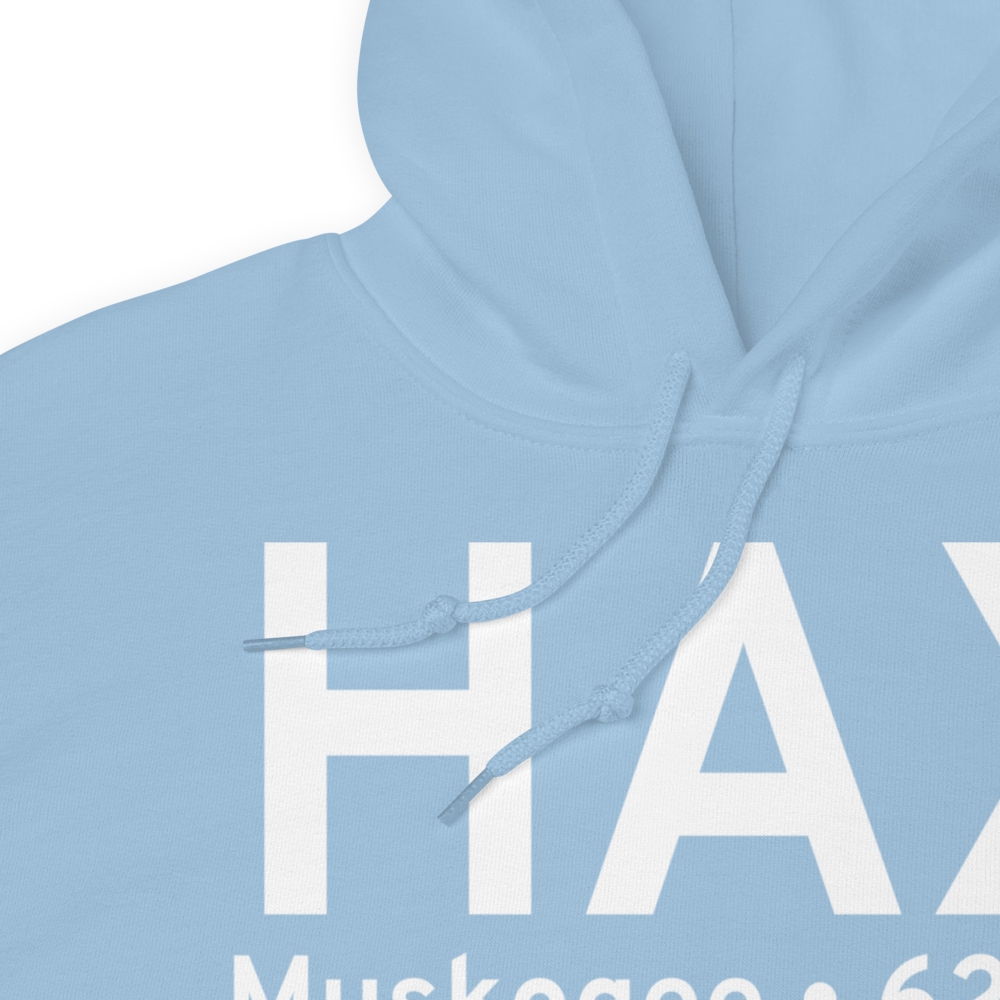 Muskogee (KHAX) Airport Hoodie Sweatshirt 