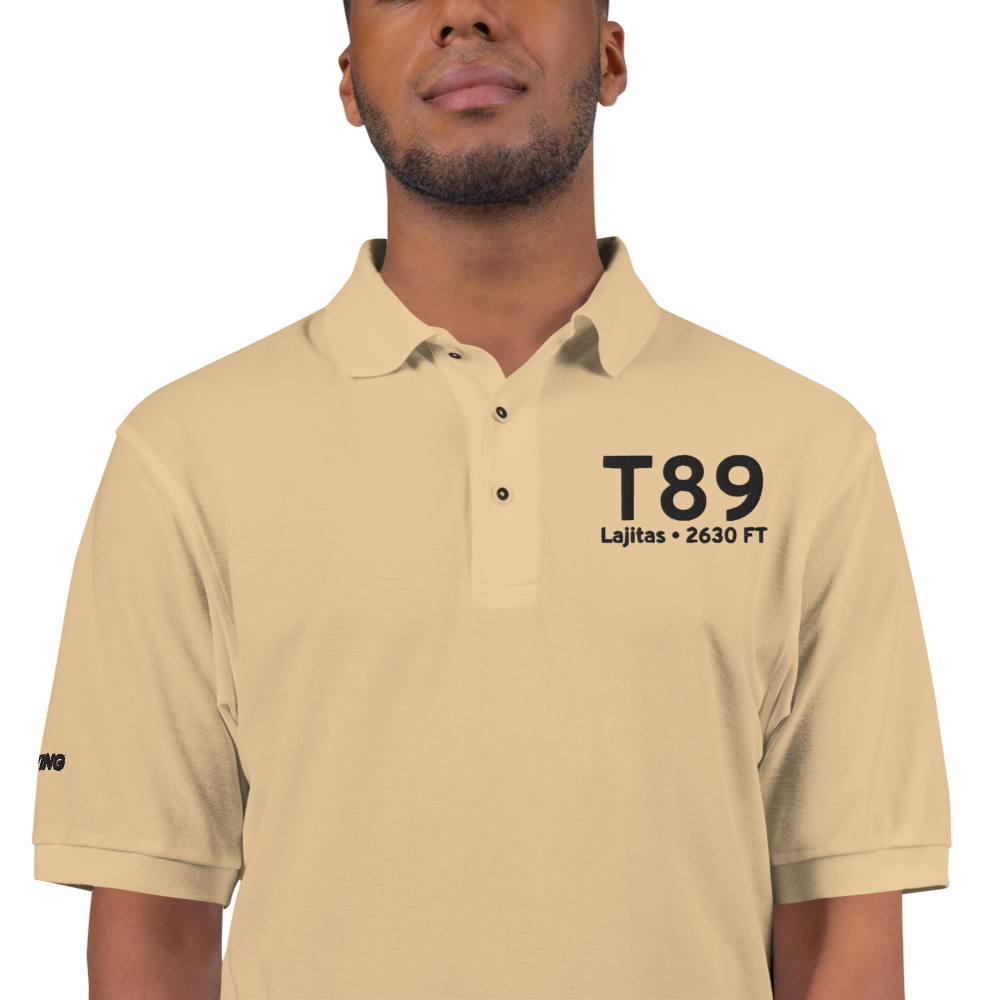 Lajitas (89TE) Airport Port Authority Embroidered Polo Shirt 