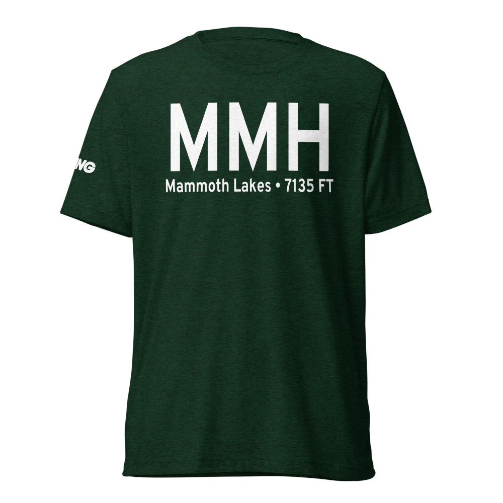 Mammoth Lakes (KMMH) Airport Tri-blend T-Shirt 
