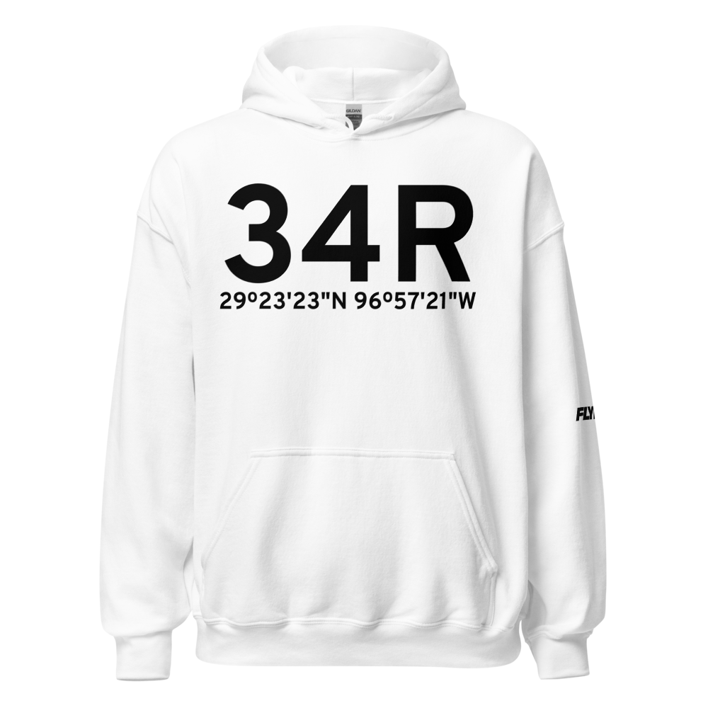 Hallettsville (K34R) Airport Hoodie Sweatshirt 