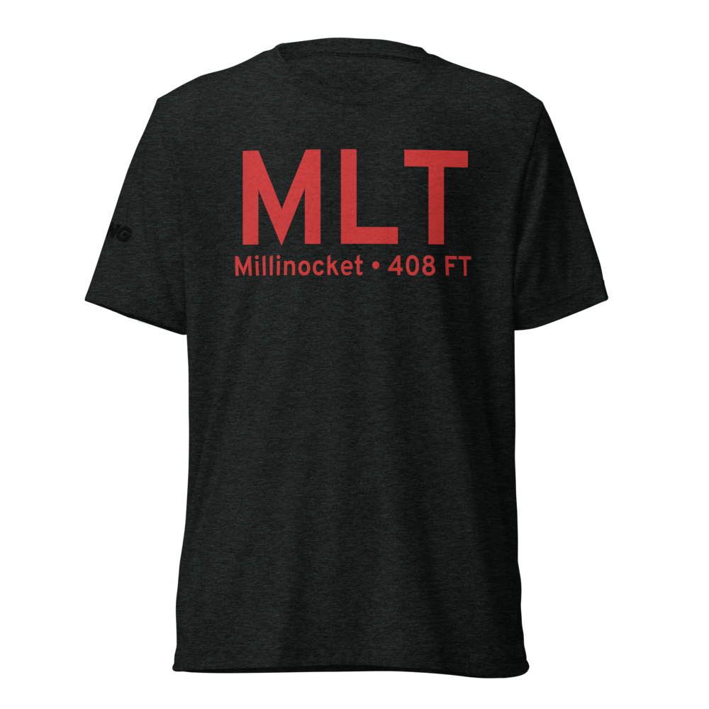 Millinocket (KMLT) Airport Tri-blend T-Shirt 