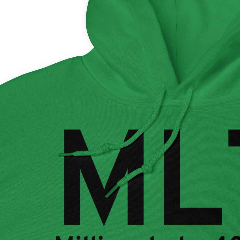 Millinocket (KMLT) Airport Hoodie Sweatshirt 
