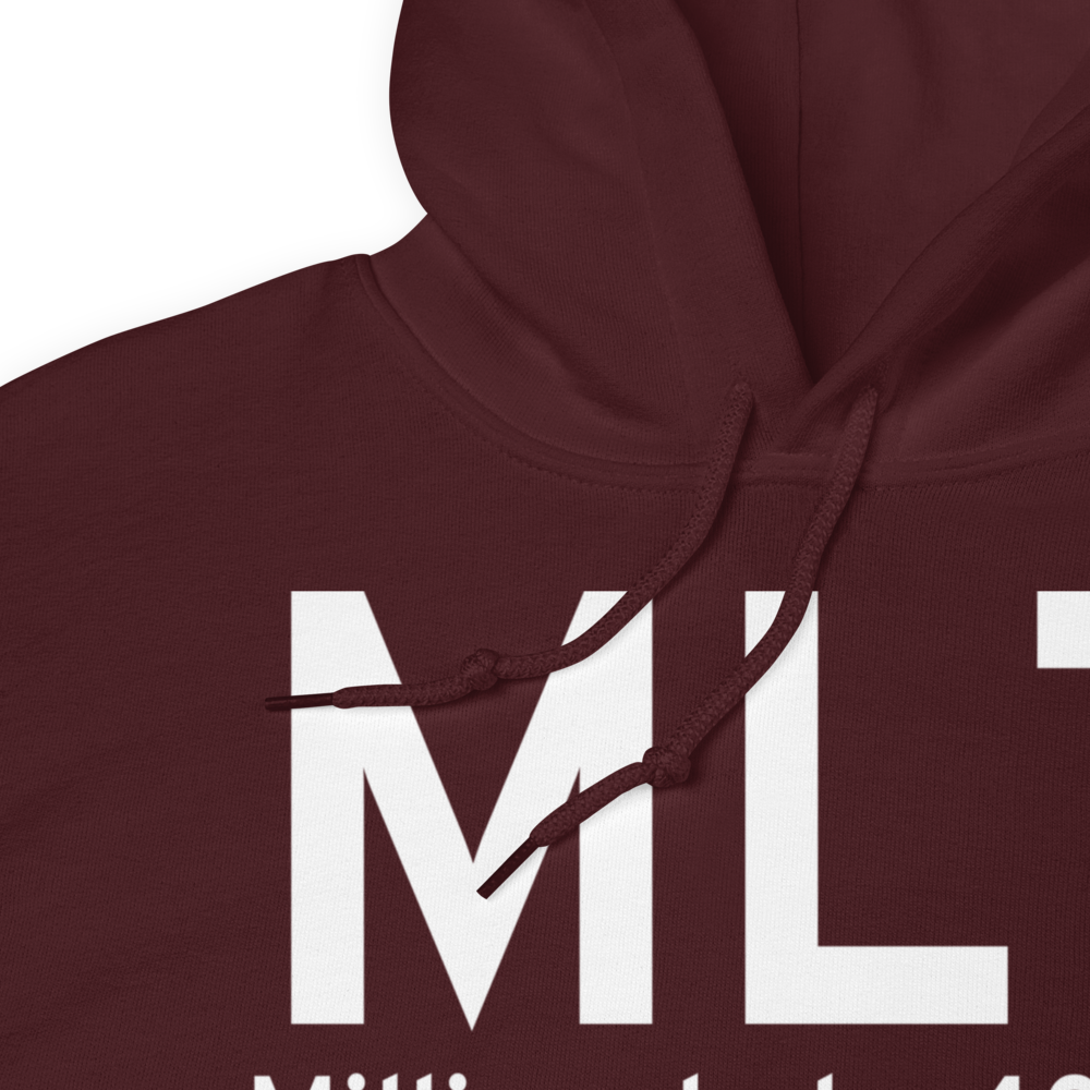Millinocket (KMLT) Airport Hoodie Sweatshirt 