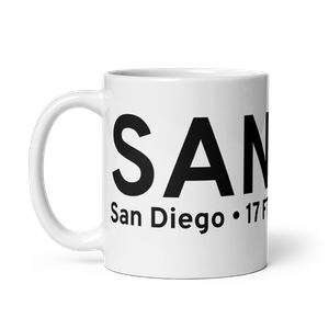 San Diego (KSAN) Airport Mug