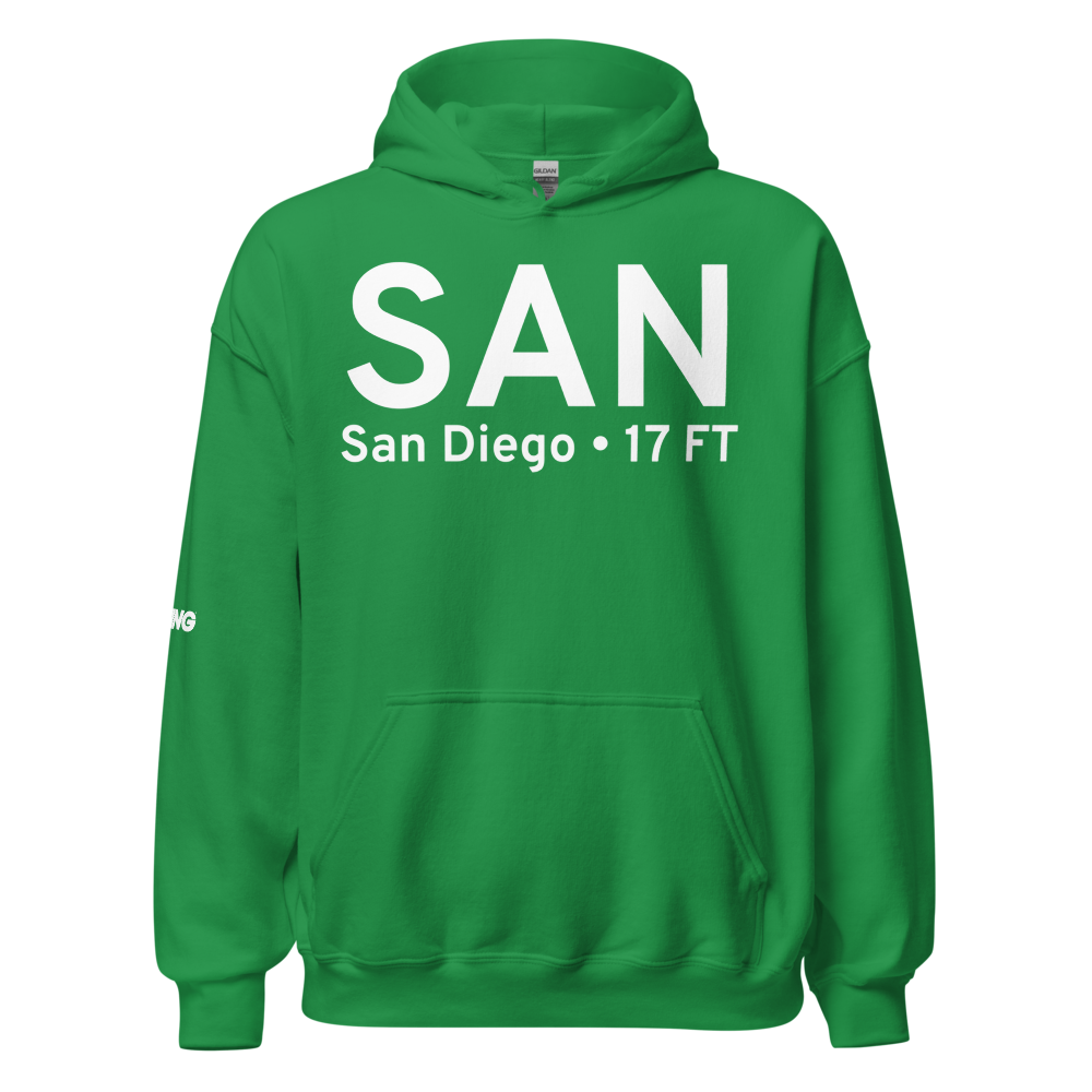 San Diego (KSAN) Airport Hoodie Sweatshirt 
