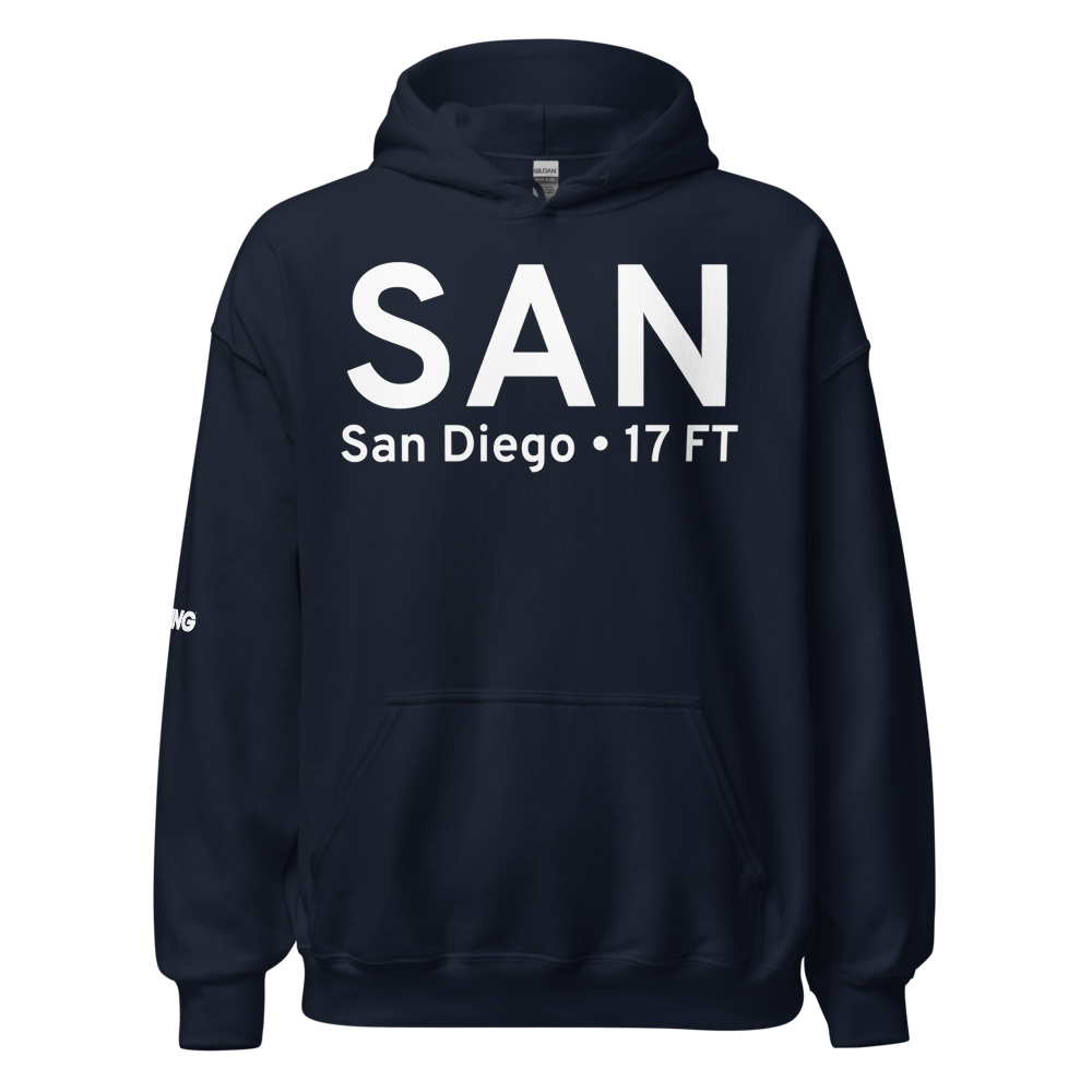 San Diego (KSAN) Airport Hoodie Sweatshirt 