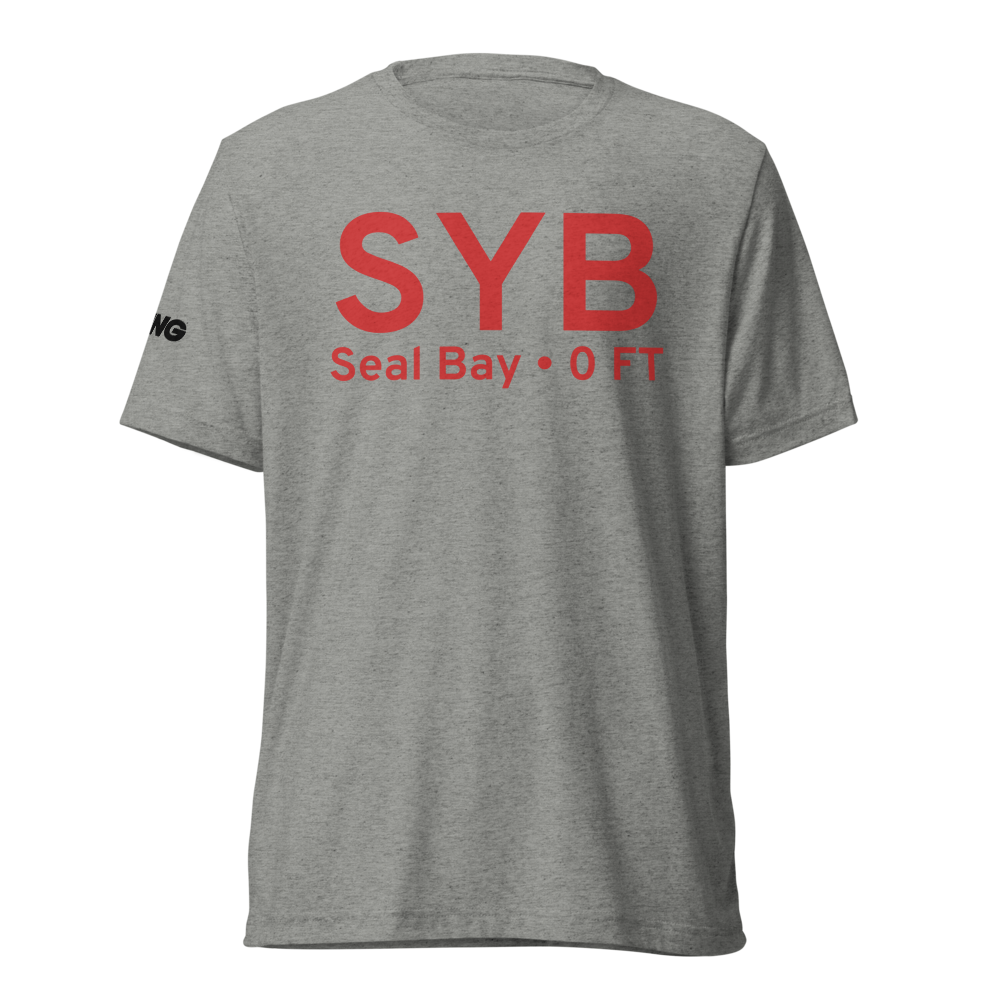 Seal Bay (SYB) Airport Tri-blend T-Shirt 