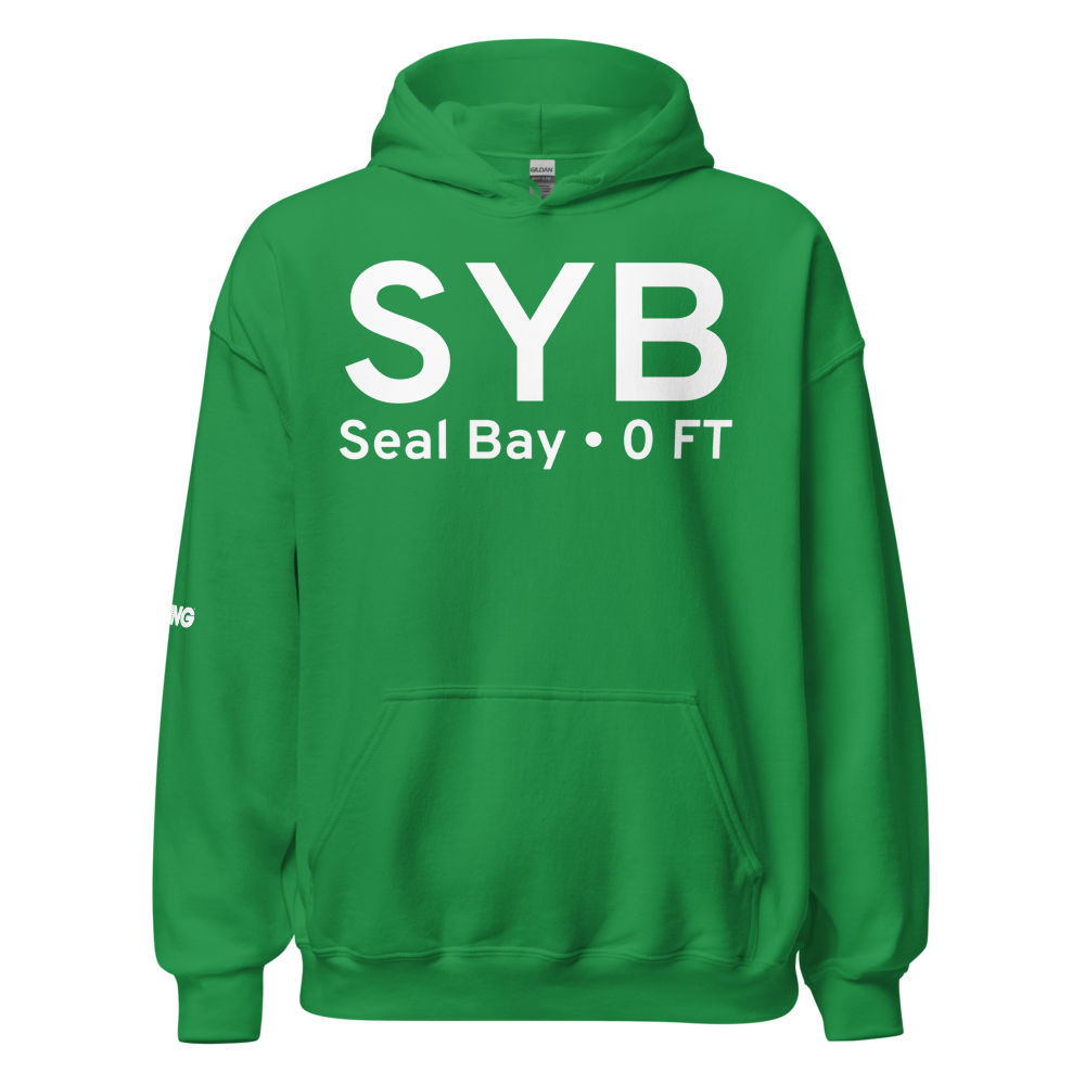 Seal Bay (SYB) Airport Hoodie Sweatshirt 