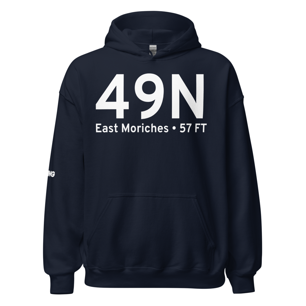 East Moriches (49N) Airport Hoodie Sweatshirt 