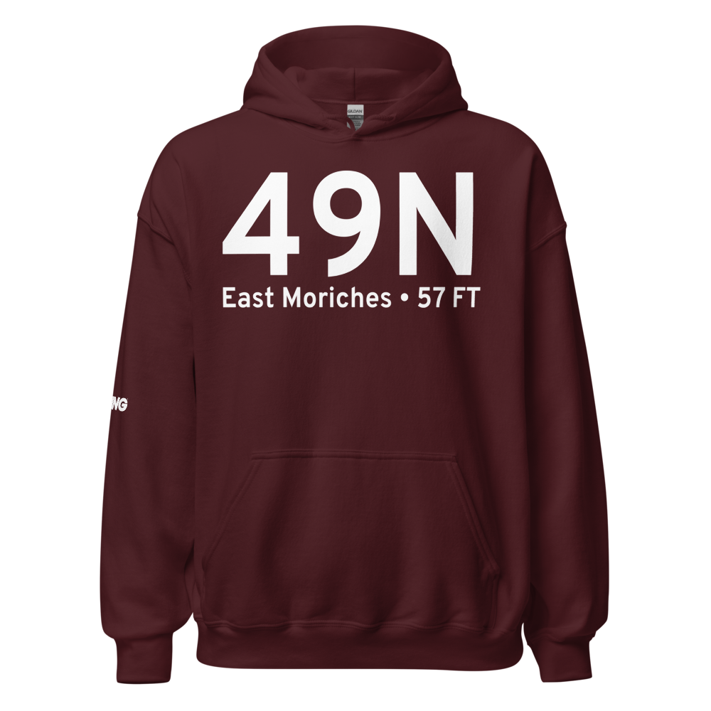 East Moriches (49N) Airport Hoodie Sweatshirt 