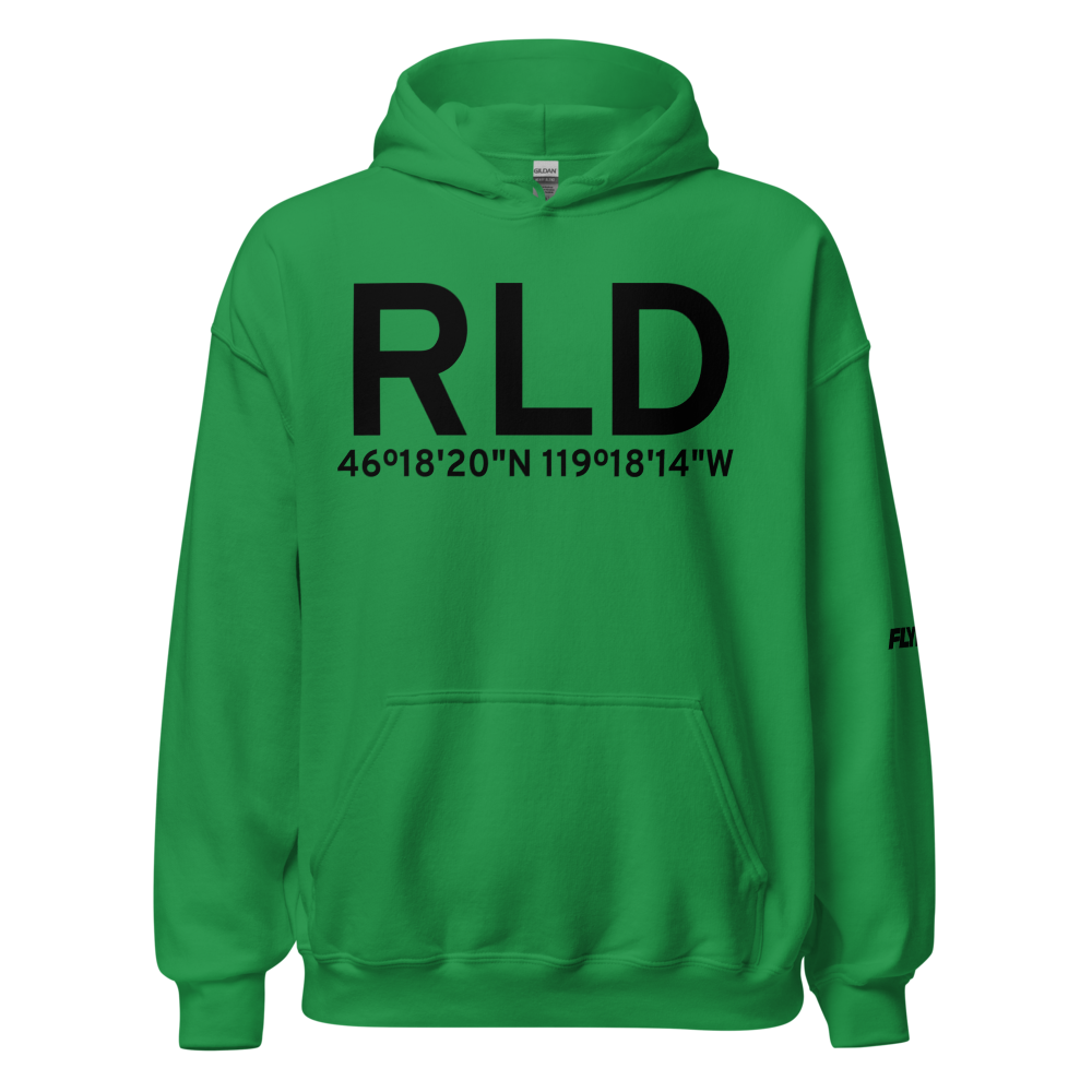 Richland (KRLD) Airport Hoodie Sweatshirt 