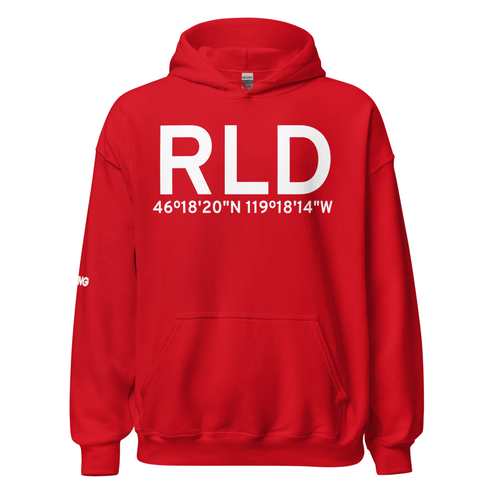 Richland (KRLD) Airport Hoodie Sweatshirt 