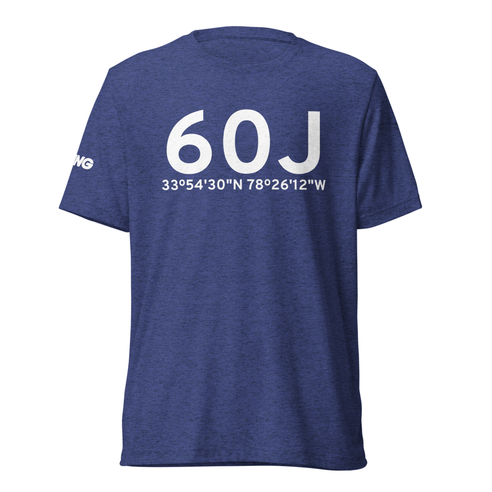 Ocean Isle Beach (K60J) Airport Tri-blend T-Shirt 