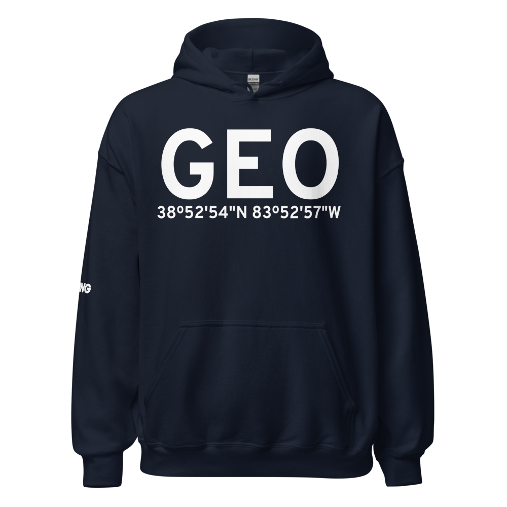 Georgetown (KGEO) Airport Hoodie Sweatshirt 