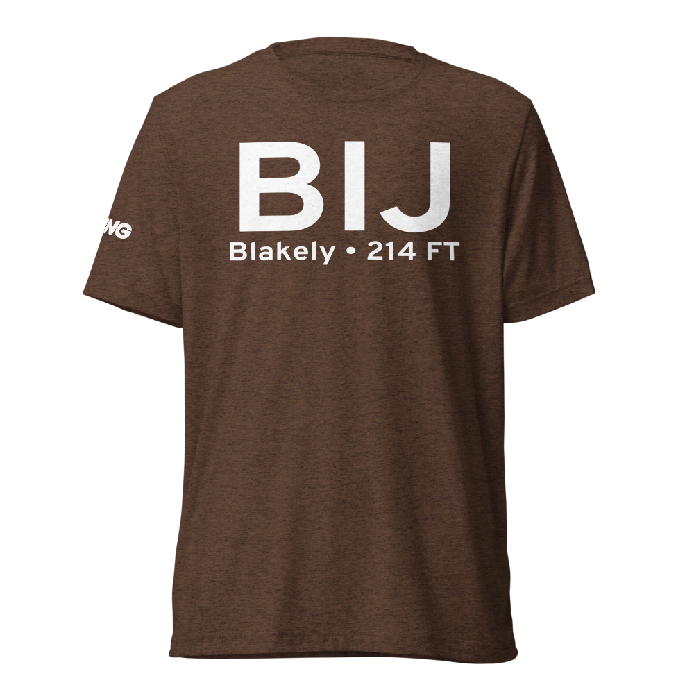 Blakely (KBIJ) Airport Tri-blend T-Shirt 