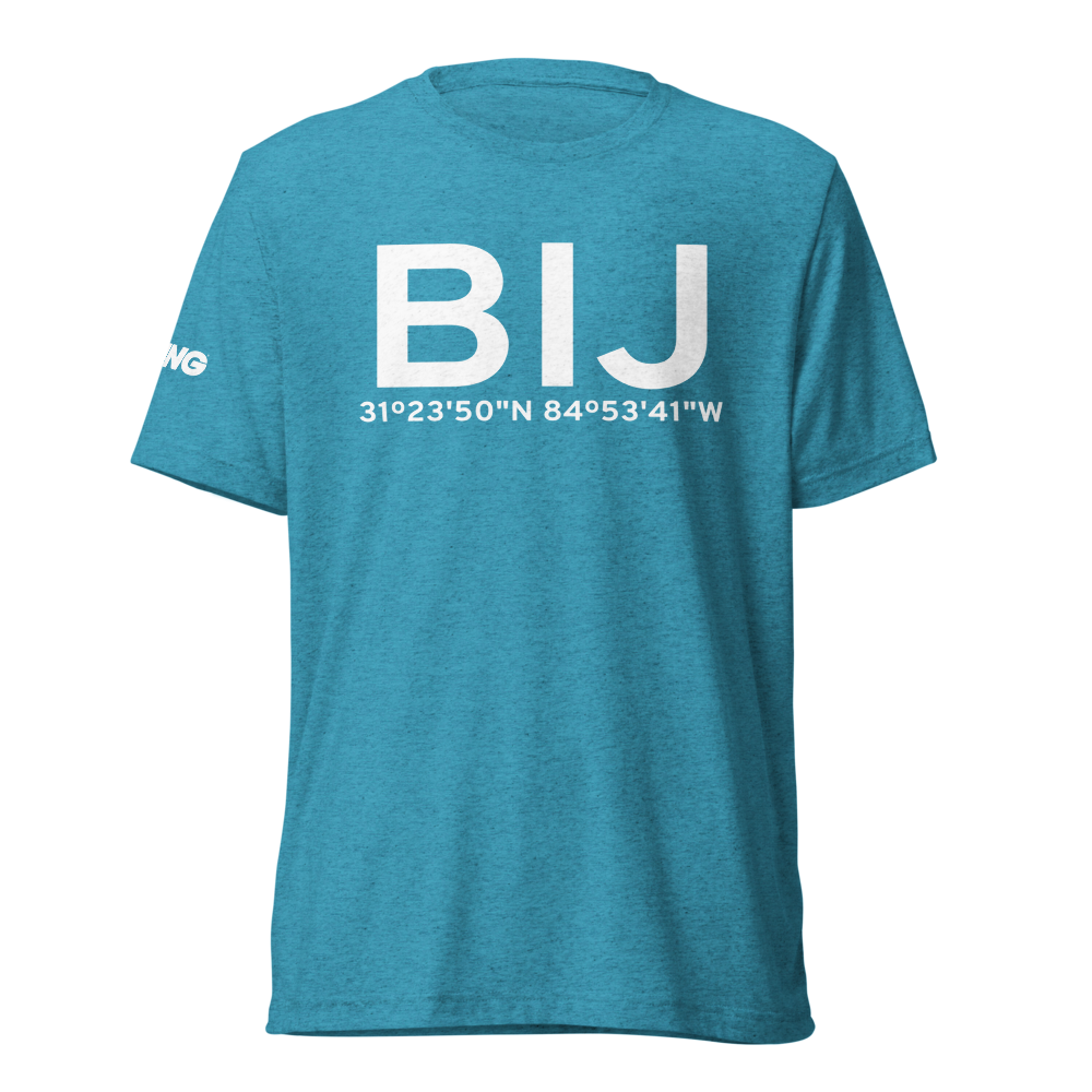 Blakely (KBIJ) Airport Tri-blend T-Shirt 